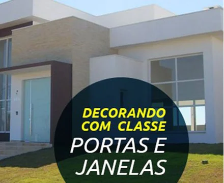 Decorando com classe: portas e janelas em PVC