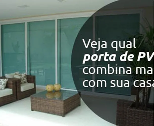Veja qual porta de PVC combina mais com sua casa