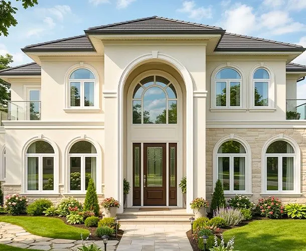 Esquadrias premium de PVC: o segredo para fachadas curvas e vãos irregulares